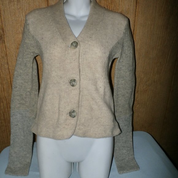 Free People Sweater Angora-Wool  Button Front Women's Small - Picture 1 of 10